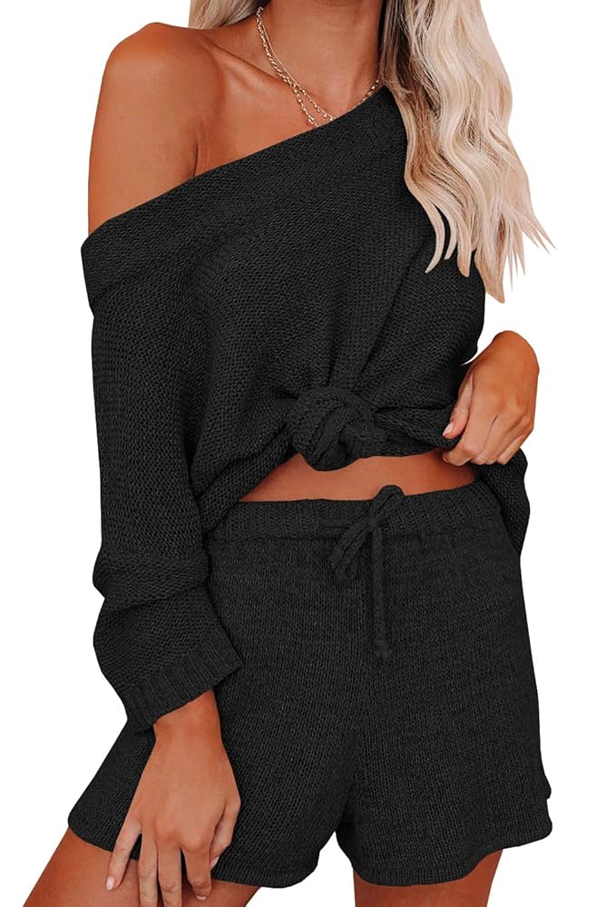 【ララ】 Off The Shoulder Pullover LILLUSORY Womens Off The Shoulder Sweater Oversized Batwing